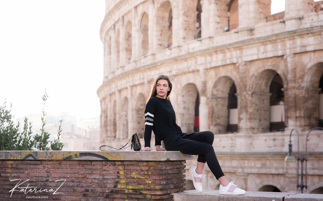 Senior’s photoshoot with Anastasia at Colosseo