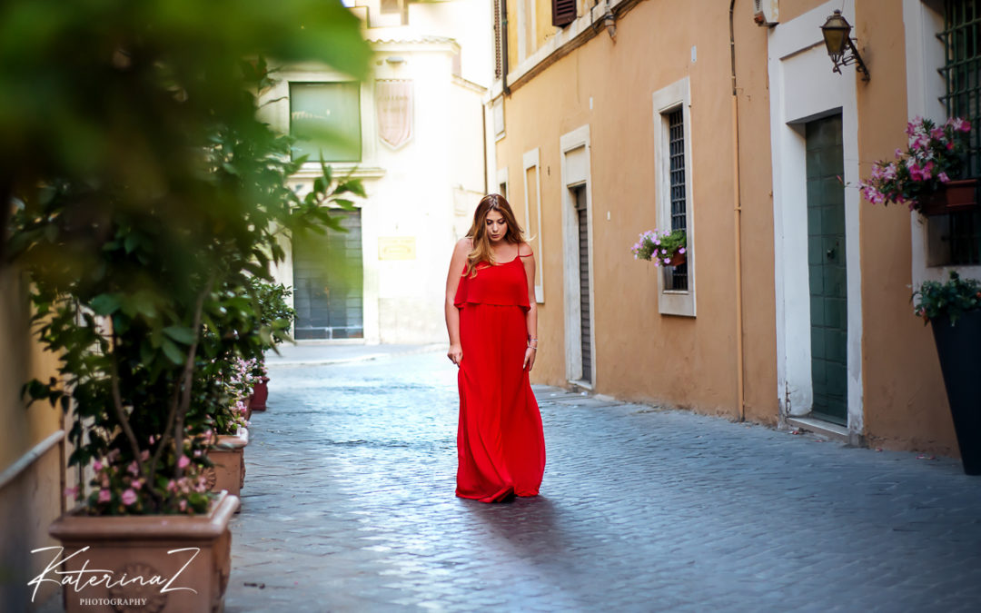 Curvy Plus Size Model Photoshoot in Rome