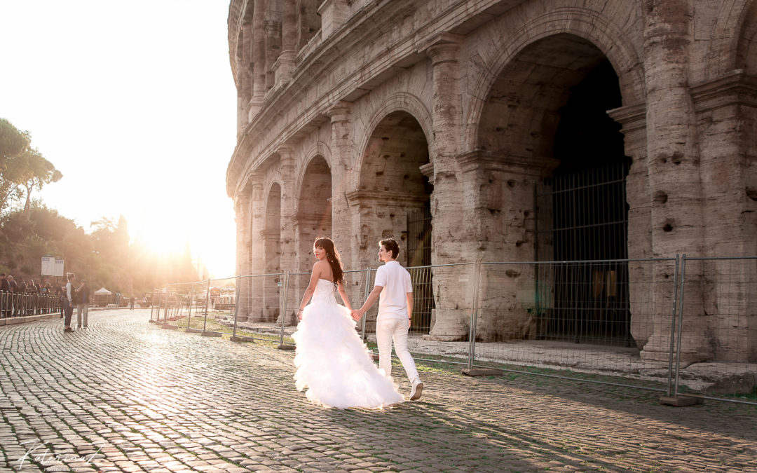 Elopement photoshoot in Rome