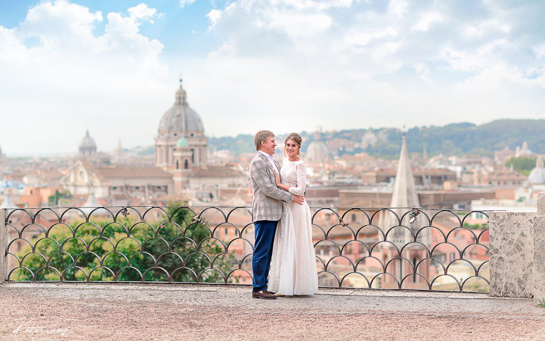 Romantic elopement in Rome