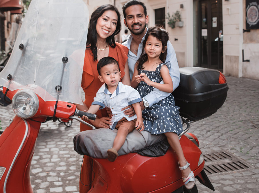 Family photo session in Rome