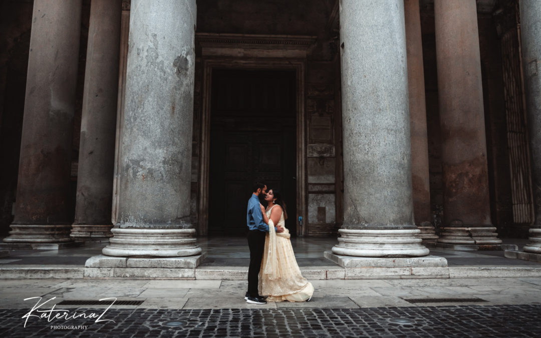 Indian Engagement session in Rome