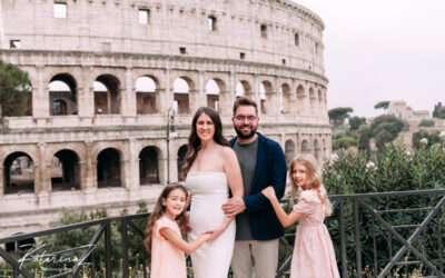 Family photohoot. Colosseum & Capitoline hill