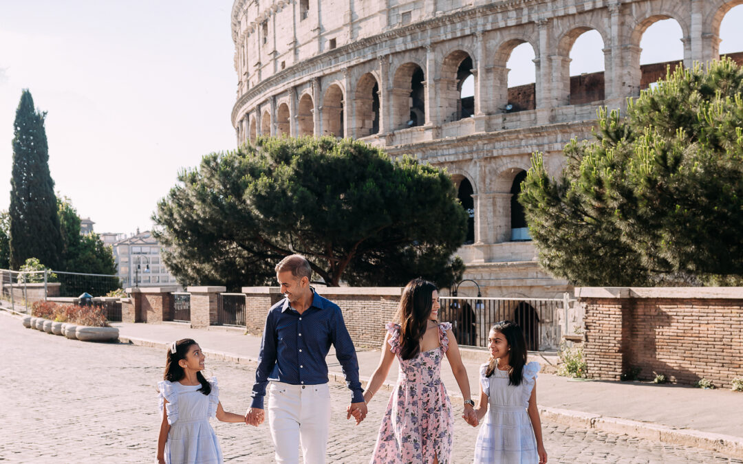 family photoshoot in Rome
